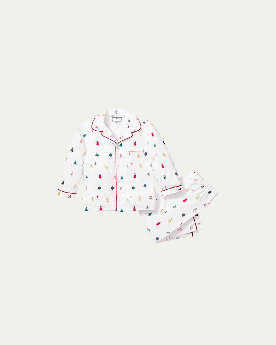 Kid's Merry Trees 2-Piece Pajama Set, Size 6M-14